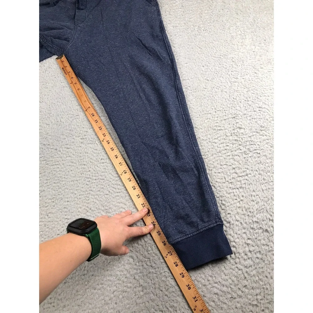 Patagonia Mahnya Fleece Pants Mens XL Blue Organic Cotton Sweatpants‎ Jogger